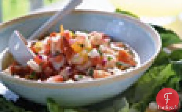 Ceviche de Melon d'eau de Coquillages
