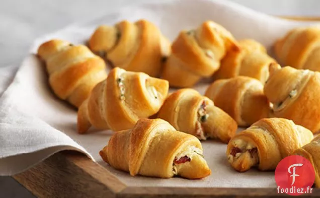 Croissants de Bacon au Fromage à la Crème