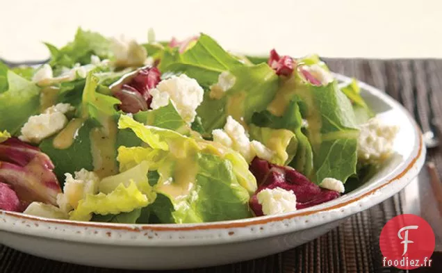 Légumes Verts Mélangés à la Vinaigrette Méditerranéenne
