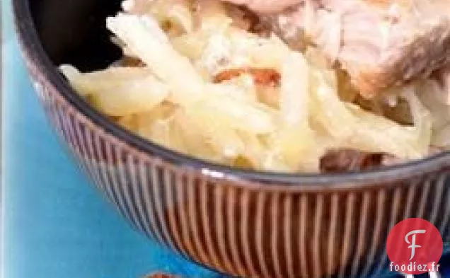 Pommes de Terre Froncées et Côtelettes de Porc