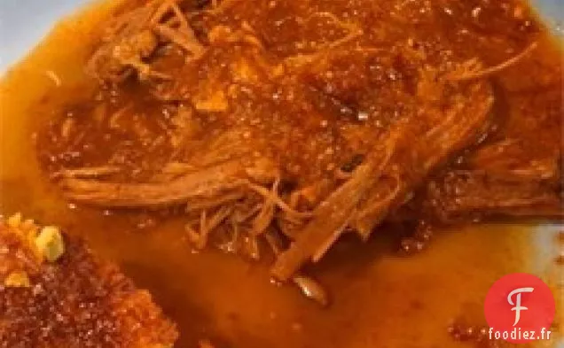 Poitrine de Bœuf à la Sauce Tomatillo Chipotle