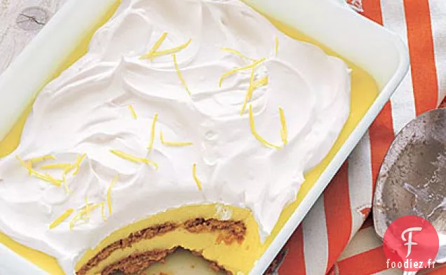 Gâteau Glacé au citron-Graham
