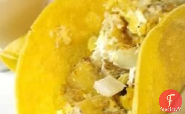 Burritos de Petit-déjeuner avec Salsa Verte