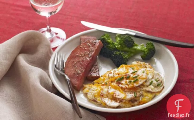 Pommes de Terre Festonnées à la Mijoteuse