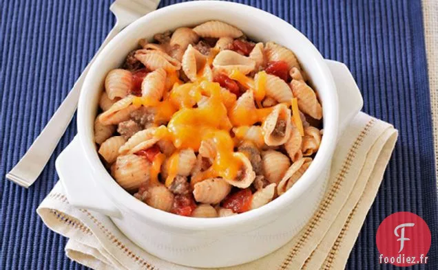 Coquilles Tex-Mex et Fromage
