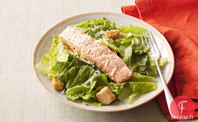 Salade César au Saumon