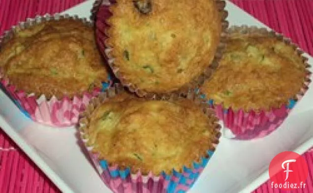 Muffins Aux Courgettes Et Raisins Secs