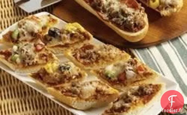 Pizza au Pain Français Saucisse