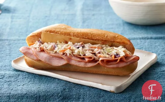 Sandwich au Fromage Chipotle et Jambon Grillés au Four