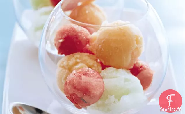 Sorbets Simples Au Melon