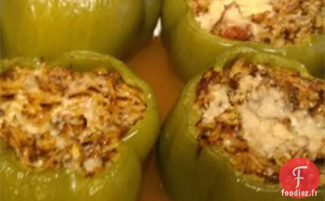 Poivrons Farcis Végétariens Sains Irrésistibles