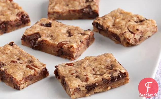 Barres à Biscuits aux Pépites de Chocolat Faciles