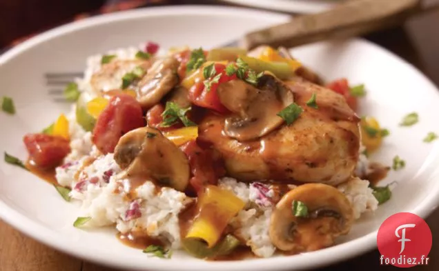 Cacciatore de Poulet avec Purée de Pommes de Terre Crémeuse