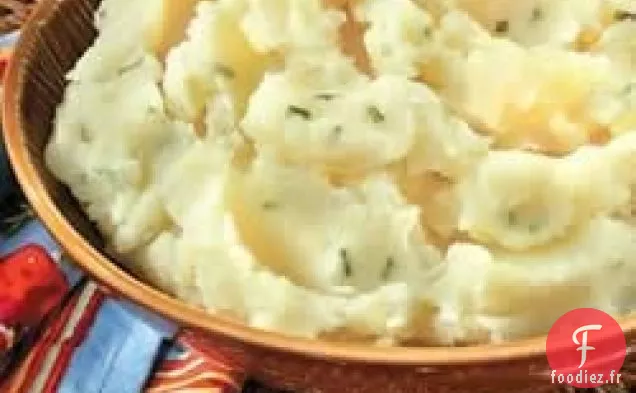 Purée de Pommes De Terre à l'Ail Rôtie