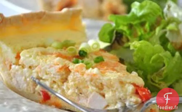 Quiche de Poulet à la Crème Sure