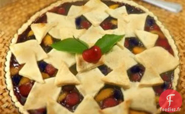 Tarte aux Cerises et aux Pêches