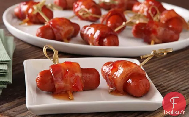Smokies Enveloppés de Bacon Sucré et Épicé