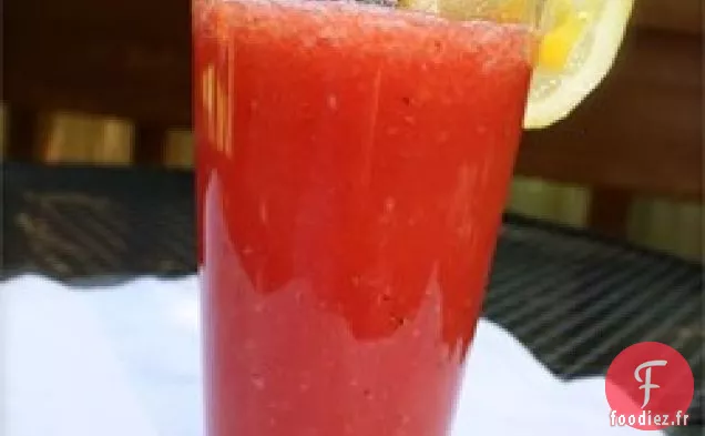 Limonade À La Pastèque Et À La Fraise