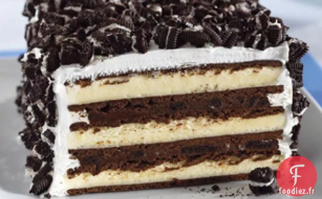 Gâteau Sandwich à l'OREO et à la Crème Glacée