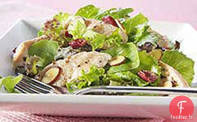 Salade Chaude de Poulet et de Canneberges