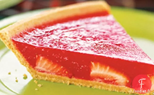 Tarte au JELL-O aux fraises