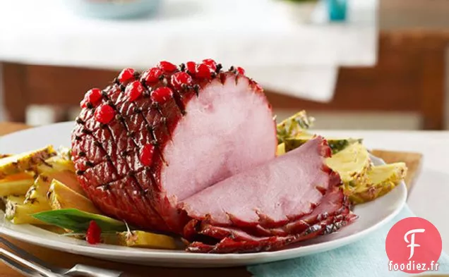 Jambon Glacé Sauce Dijon-Ananas