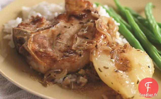 Poêle à Côtelettes de Porc Rapide et Facile