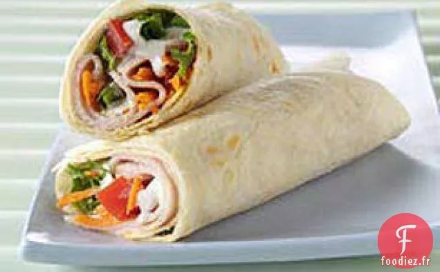 Enveloppement de Salade de Dinde