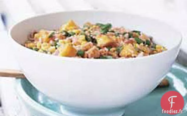 Salade de Riz et de Pêche