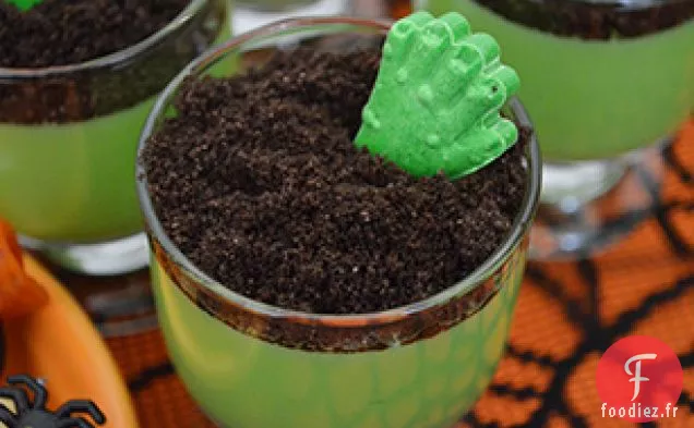 Tasses de Pudding à la Main Zombie