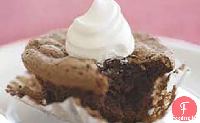 Tasses de Fudge au Chocolat Double