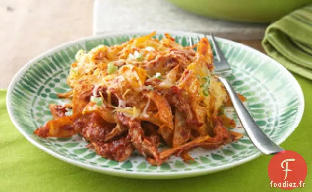 Chilaquiles Rouges au Poulet