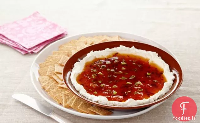 Pâte à Tartiner au Fromage à la Crème Chipotle-Abricot