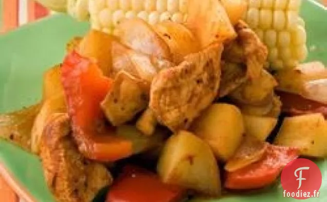 Colis de Poulet et de Pommes de Terre