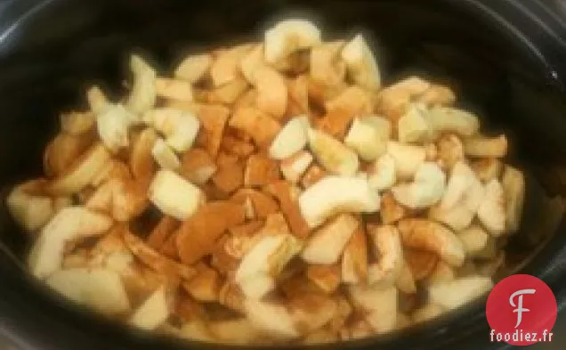 Compote De Pommes Au Cidre Mijoteuse (Sans Sucre Ajouté)