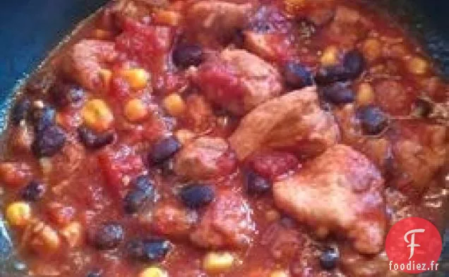 Chili Mijoteuse au Porc Sucré