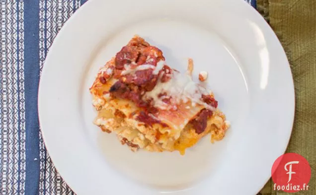 Vie saine Lasagne à la Viande au Fromage