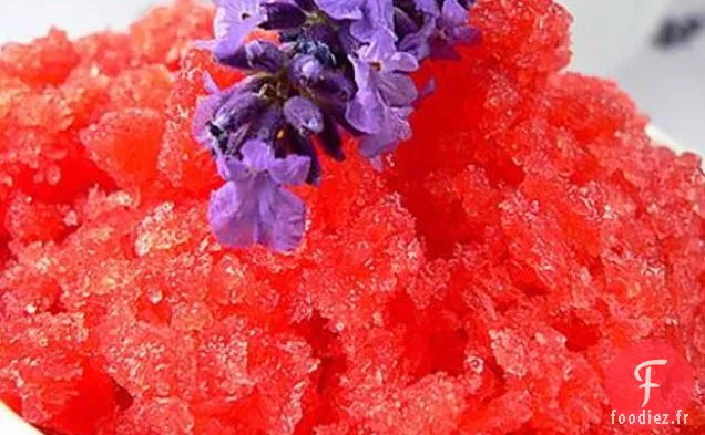 Granité Fraise & Lavande
