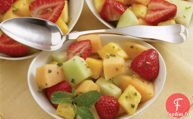 Salade de Fruits Au Miel et au Citron Vert