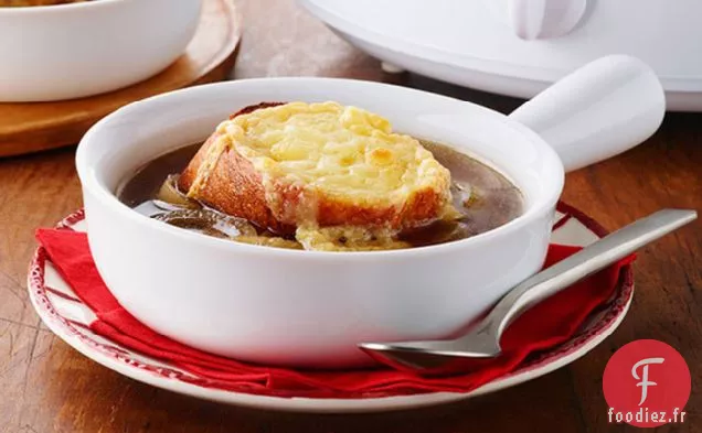 Soupe à l'Oignon Française à la Mijoteuse