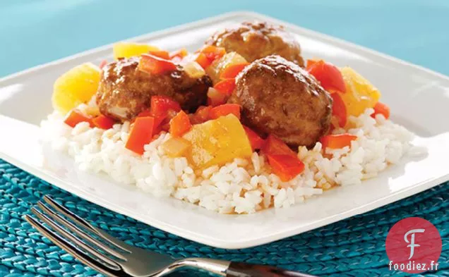 Boulettes de Viande Glacées Polynésiennes