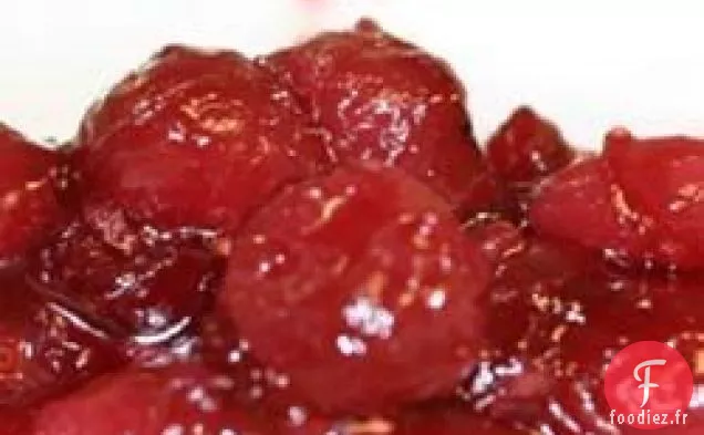 Chutney de Pommes aux Canneberges Épicées