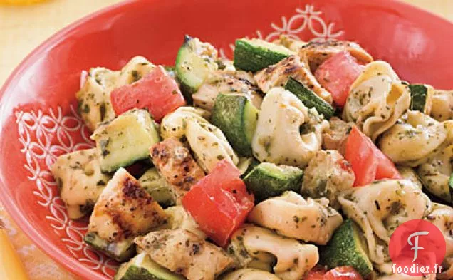 Tortellinis de Poulet et Légumes grillés