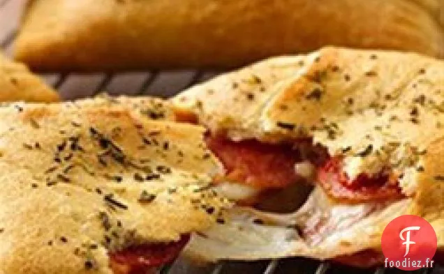 Grandes Poches au Pepperoni au Fromage