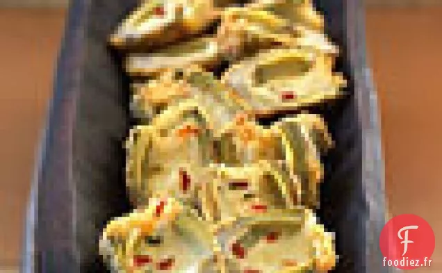 Artichauts Frits Farcis Au Fromage Pepper Jack