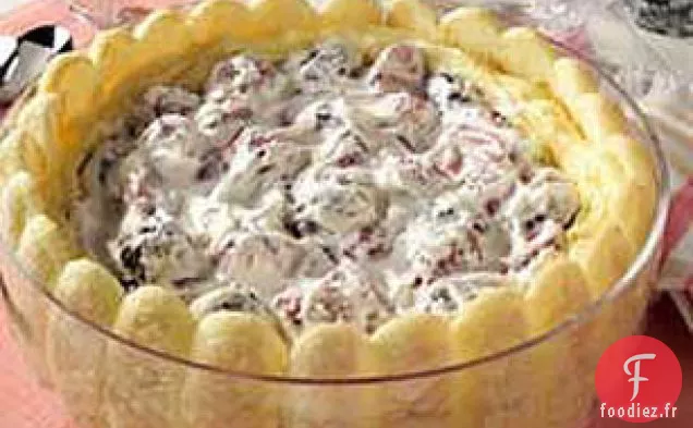 Dessert au Pudding Triple aux Baies Faible en gras