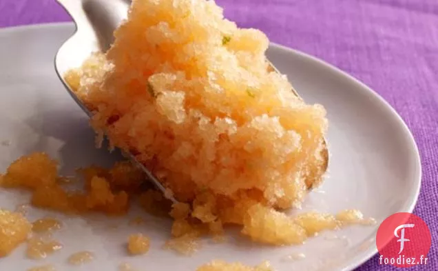 Granité Cantaloup -Citron Vert