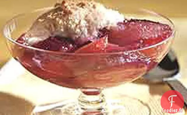 Pavé de Prunes avec Biscuits à la Cannelle