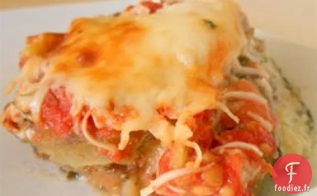 Lasagne d'Aubergines Rôties