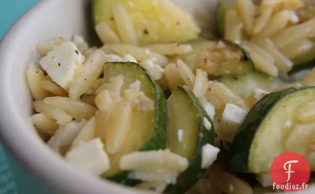 Salade D'Orzo Aux Courgettes Et À La Feta